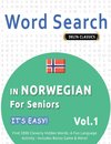 WORD SEARCH IN NORWEGIAN FOR SENIORS - IT'S EASY!  VOL.1 - DELTA CLASSICS - FIND 2000 CLEVERLY HIDDEN WORDS