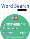 WORD SEARCH IN NORWEGIAN FOR ADVANCED - IT'S EASY!  VOL.1 - DELTA CLASSICS - FIND 2000 CLEVERLY HIDDEN WORDS