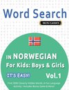 WORD SEARCH IN NORWEGIAN FOR KIDS