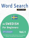 WORD SEARCH IN SWEDISH FOR BEGINNERS - IT'S EASY!  VOL.1 - DELTA CLASSICS - FIND 2000 CLEVERLY HIDDEN WORDS