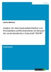 Analyse der Internationalisierbarkeit von Printmedien auf Produktebene am Beispiel der niederländischen Zeitschrift 