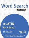 WORD SEARCH IN LATIN FOR ADULTS - IT'S EASY!  VOL.3 - DELTA CLASSICS - FIND 2000 CLEVERLY HIDDEN WORDS