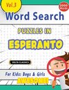 WORD SEARCH PUZZLES IN ESPERANTO FOR KIDS
