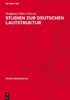 Studien zur deutschen Lautstruktur