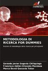 METODOLOGIA DI RICERCA FOR DUMMIES
