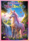 Einhorn Malbuch für Mädchen ab 6 Jahren