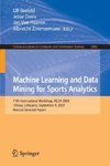 Machine Learning and Data Mining for Sports Analytics