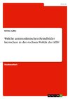 Welche antimuslimischen Feindbilder herrschen in der rechten Politik der AfD?