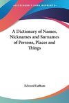 A Dictionary of Names, Nicknames and Surnames of Persons, Places and Things