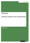 Deutsche Strophen in den Carmina Burana