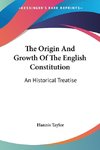The Origin And Growth Of The English Constitution