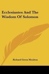 Ecclesiastes And The Wisdom Of Solomon