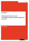Plebiszitäre Elemente in der Gemeindeordnung Nordrhein-Westfalens seit 1994