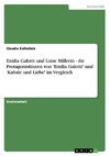 Emilia Galotti und Luise Millerin. Die Protagonistinnen von 'Emilia Galotti' und 'Kabale und Liebe' im Vergleich