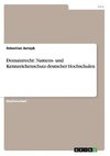Domainrecht: Namens- und Kennzeichenschutz deutscher Hochschulen