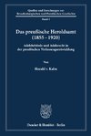 Das preußische Heroldsamt (1855 - 1920).
