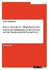 Direkte Demokratie - Möglichkeiten der politischen Partizipation in der Schweiz und der Bundesrepublik Deutschland
