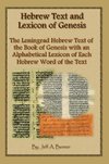 HEBREW TEXT & LEXICON OF GENES