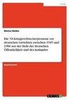 Die NS-Kriegsverbrecherprozesse vor deutschen Gerichten zwischen 1945 und 1960 aus der Sicht der deutschen Öffentlichkeit und des Auslandes