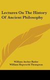 Lectures On The History Of Ancient Philosophy
