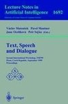 Text, Speech and Dialogue