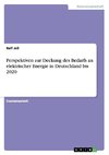 Perspektiven zur Deckung des Bedarfs an elektrischer Energie in Deutschland bis 2020