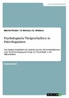 Psychologische Titelgeschichten in Print-Magazinen