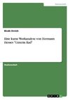 Eine kurze Werkanalyse von Hermann Hesses 