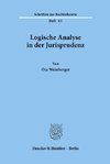 Logische Analyse in der Jurisprudenz.