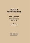 Specificity in Biological Interactions