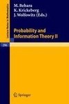 Probability and Information Theory II