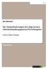 Die Herausforderungen des Allgemeinen Gleichbehandlungsgesetzes für Arbeitgeber