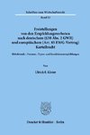 Freistellungen von den Empfehlungsverboten nach deutschem (§38 Abs. 2 GWB) und europäischem (Art.85 EWG-Vertrag) Kartellrecht.
