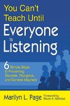 You Can't Teach Until Everyone Is Listening