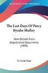 The Last Days Of Percy Bysshe Shelley