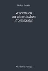 Wörterbuch zur altnordischen Prosaliteratur