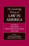 Grossberg, M: Cambridge History of Law in America