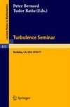 Turbulence Seminar