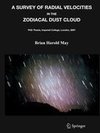 A Survey of Radial Velocities in the Zodiacal Dust Cloud