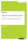 Argumentation im öffentlichen Diskurs