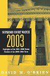 Supreme Court Watch 2003
