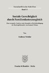Soziale Gerechtigkeit durch Familienlastenausgleich.