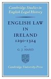 English Law in Ireland 1290 1324