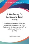 A Vocabulary Of English And Tamil Words