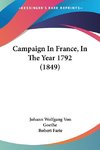 Campaign In France, In The Year 1792 (1849)