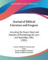 Journal of Biblical Literature and Exegesis