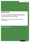 Unterrichtsstunde: Friedrich Dürrenmatt 'Der Besuch der alten Dame'