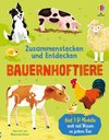 Zusammenstecken und Entdecken: Bauernhoftiere