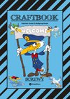 CRAFTBOOK - TOTAL VERRÜCKT - SCREWY MOTIVE - LUSTIG - SPASS - UNTERHALTSAM - KNIFFLIGE RÄTSEL - TIERE - MENSCHEN - ORTE - FREIZEIT - SPASSIG