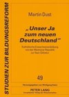'Unser Ja zum neuen Deutschland'